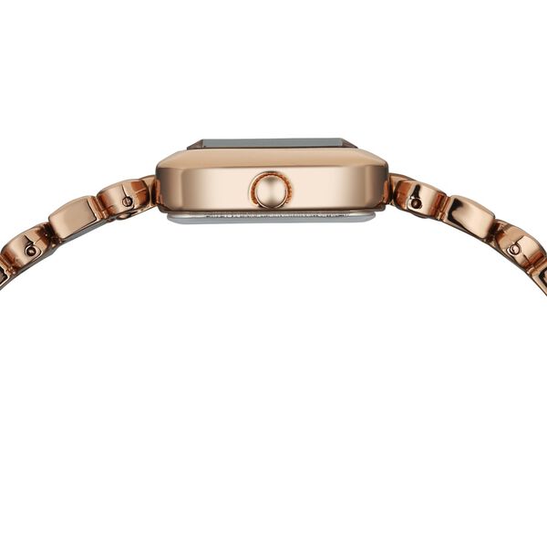 Vyb Iconiqu? By Fastrack Quartz Analog Mother of Pearl Dial Rose Gold Metal Strap Watch For Girls - image number 7