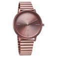 Vyb Bliss By Fastrack Quartz Analog Pink Dial Metal Strap Watch For Girls - image number 1