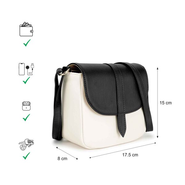 Fastrack RufflePlay black Sling - image number 8