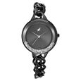 Fastrack Glitch Quartz Analog Black Dial Metal Strap Watch for Girls - image number 0