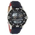 Fastrack Denim Quartz Analog Digital Black Dial Denim Strap Watch for Guys - image number 1
