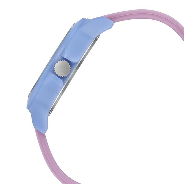 Fastrack Tees Quartz Analog Pink Dial Silicone Strap Unisex Watch - image number 3