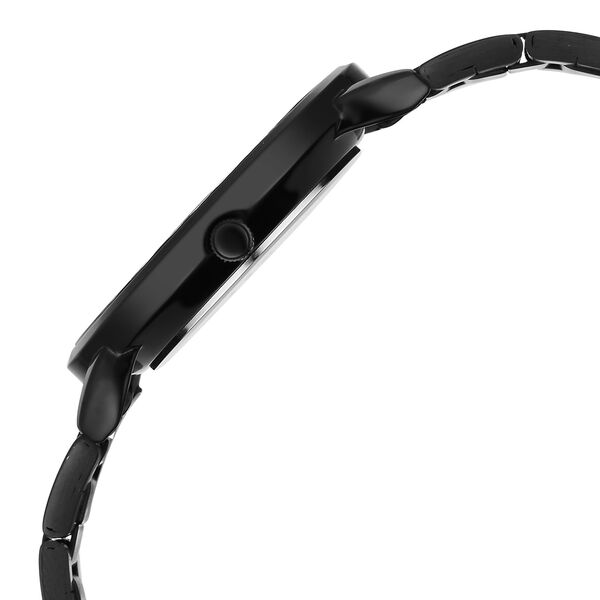 Fastrack Stunners Quartz Analog Black Dial Brown Stainless Steel Strap Watch For Guys - image number 4