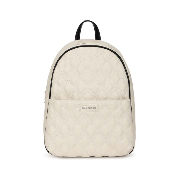 Quiltpop backpack- white and black - image number 1