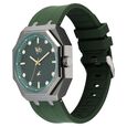 Vyb Rebel By Fastrack Quartz Analog Green Dial Silicone Strap Watch For Guys - image number 3