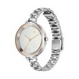 Fastrack Stunners Quartz Analog Silver dial Stainless Steel Strap Watch for Girls - image number 2