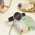 Fastrack Vyb Manifester Quartz Analog Black Dial Stainless Steel Strap Watch for Girls - image number 2