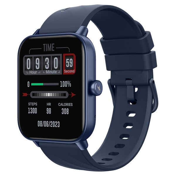 Fastrack Rider with 4.64 cm TFT LCD Display, SingleSync BT Calling Unisex Smart Watch with Blue Strap - image number 1