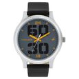 Fastrack Bold Quartz Analog Grey Dial Leather Strap Watch for Guys - image number 0