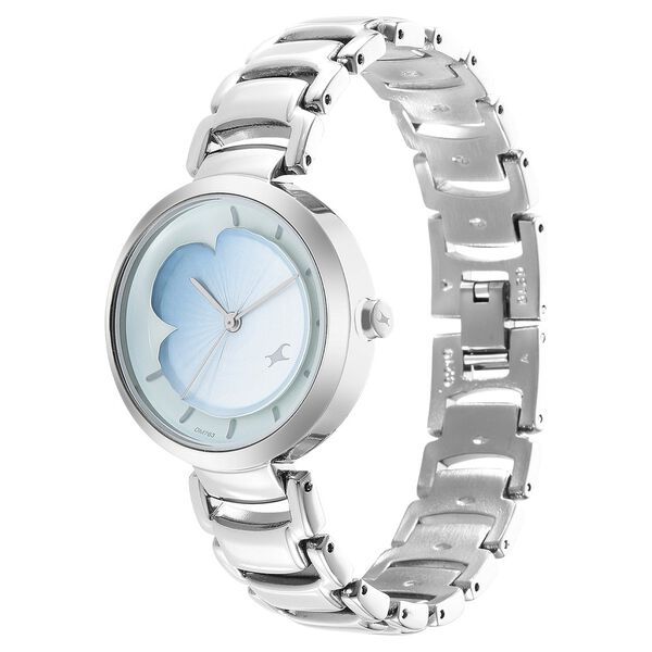 Fastrack Uptown Retreat Quartz Analog Blue Dial Metal Strap Watch for Girls - image number 3