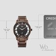 Vyb Horizon By Fastrack Quartz Analog Black Dial Brown Stainless Steel Strap Watch For Guys - image number 3