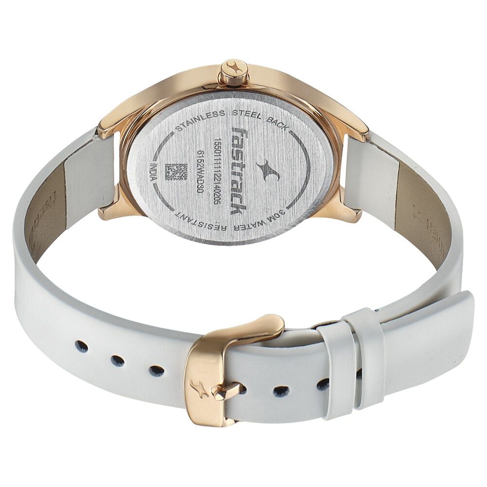 Fastrack watches for ladies cheap white belt