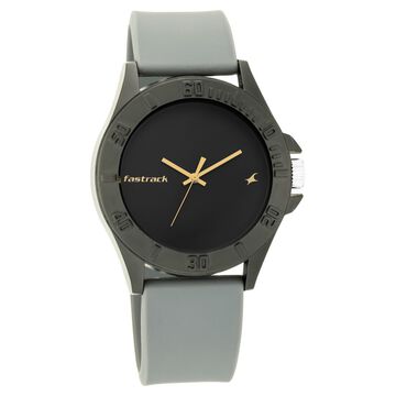 Fastrack Fastfit Quartz Analog Grey Dial Silicone Strap Unisex Watch