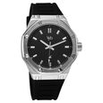 Vyb Rebel By Fastrack Quartz Analog Black Dial Black Silicone Strap Watch For Guys - image number 2