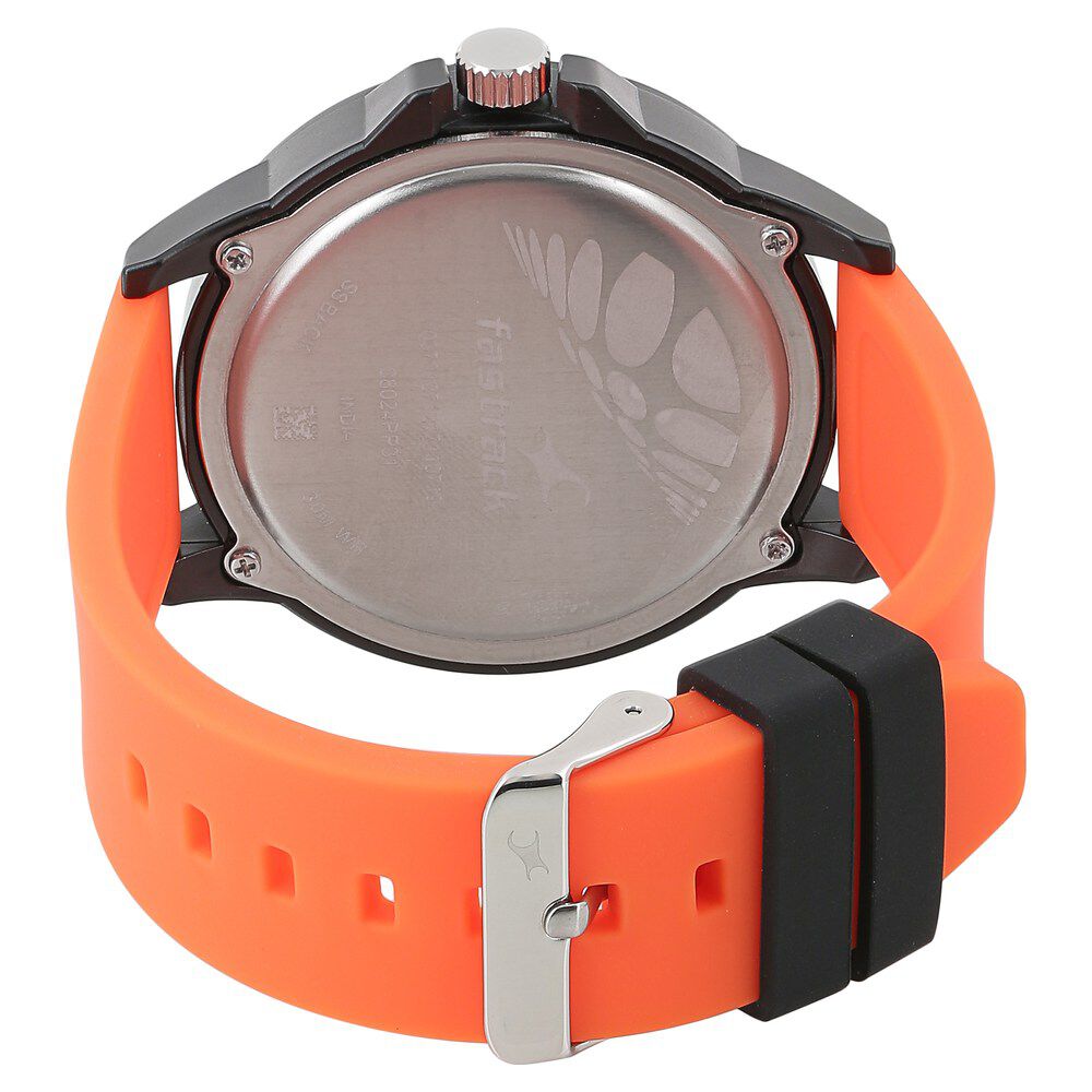 Fastrack watch deals rubber belt