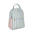 Pastel Stripe Canvas Backpack - image number 2