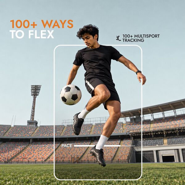 Fastrack Smart Flex Band with A-GPS, SpO2, 100+ Sports with 10 Days Battery Life - image number 3