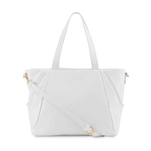 White Laptop  Tote Bag - image number 1