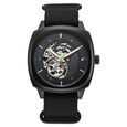Fastrack Automatics Collection Black Dial Black Stainless Steel Strap Watch For Guys - image number 0