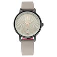 Fastrack Ruffles Quartz Analog with Date Grey Dial Leather Strap Watch for Girls - image number 2