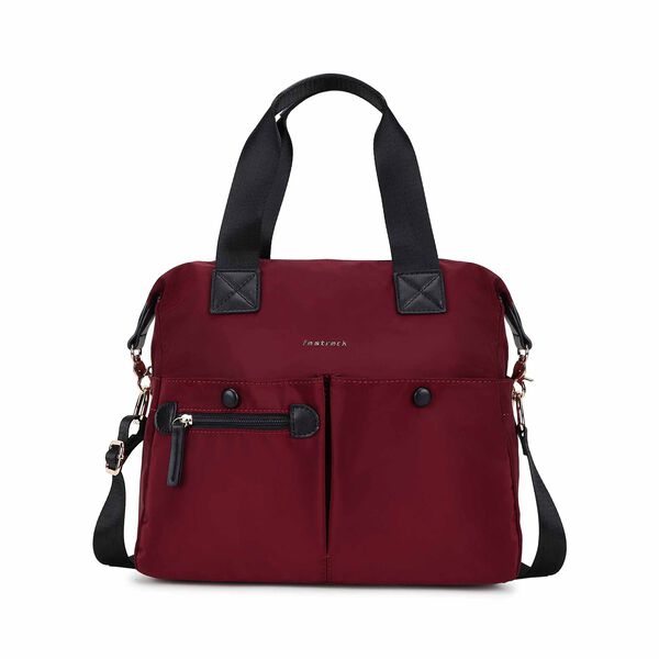 Cherry Edge Nylon Satchel - image number 1