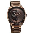 Fastrack Tick Tock Quartz Multifunction Brown Dial Stainless Steel Strap Watch For Guys - image number 1