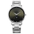 Fastrack Stunners X Quartz Analog Green Dial Leather Strap Watch For Guys