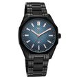 Vyb Quest By Fastrack Quartz Analog Blue Dial Black Metal Strap Watch For Guys - image number 1
