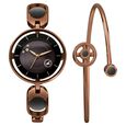 Fastrack Pulse Quartz Analog Black Dial Metal Strap Watch For Girls - image number 0