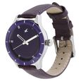 Fastrack Quartz Analog Purple Dial Leather Strap Watch for Girls - image number 1