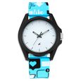Fastrack Hashtag Quartz Analog White Dial Silicone Strap Unisex Watch - image number 1