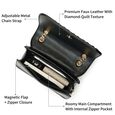 Quiltgrid black shoulder bag - image number 3