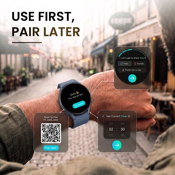 Fastrack Smart Revoltt XR1 Pro Smartwatch with 3.63 cm AMOLED Display BT Calling & Health Tracking - image number 4