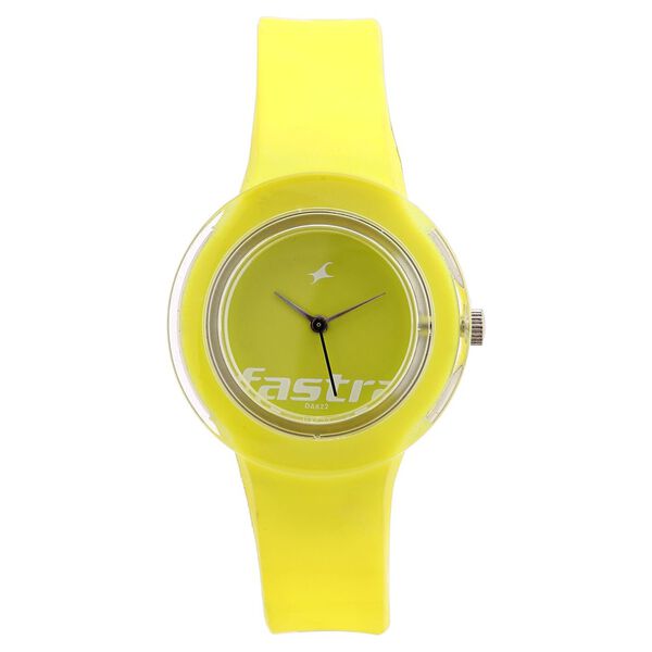 Fastrack Quartz Analog Green Dial Plastic Strap Watch for Girls - image number 0