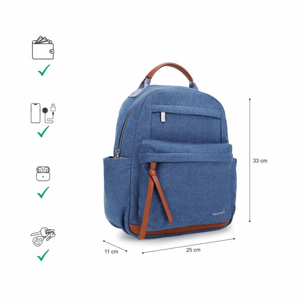 Fastrack AllDay Denim Backpack - image number 8
