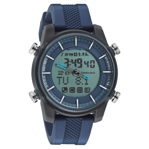Fastrack Digital Dial Silicone Strap Watch for Unisex - image number 0