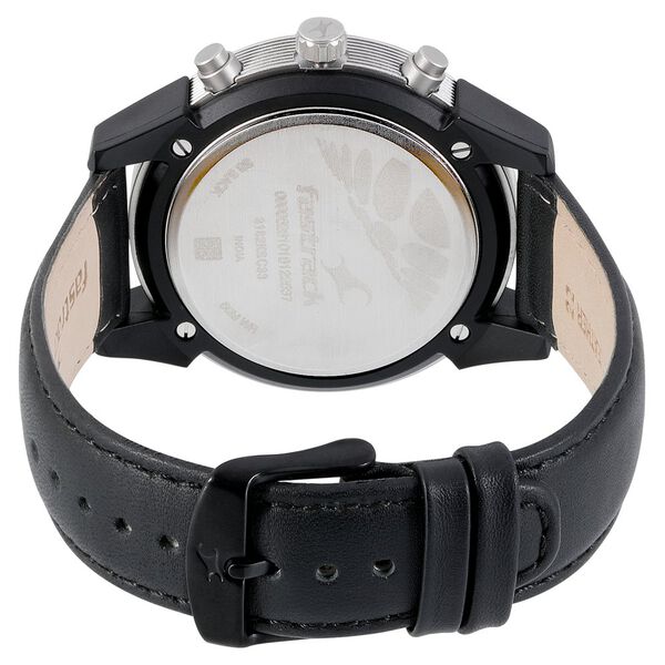 Fastrack Modular Quartz Analog White Dial Leather Strap Watch for Guys - image number 4