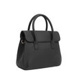 Fastrack Large Satchel Bag for Women | Structured, Stylish Bag With Spacious Compartments | Classic Work Bag Made of High Quality Faux Leather (Black) - image number 1