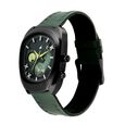 Fastrack Spooky Quartz Multifunction Watch for Men with Dark Green Dial and Green Leather Strap - image number 2