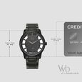 Vyb Horizon By Fastrack Quartz Analog Black Dial Grey Stainless Steel Strap Watch For Guys - image number 3