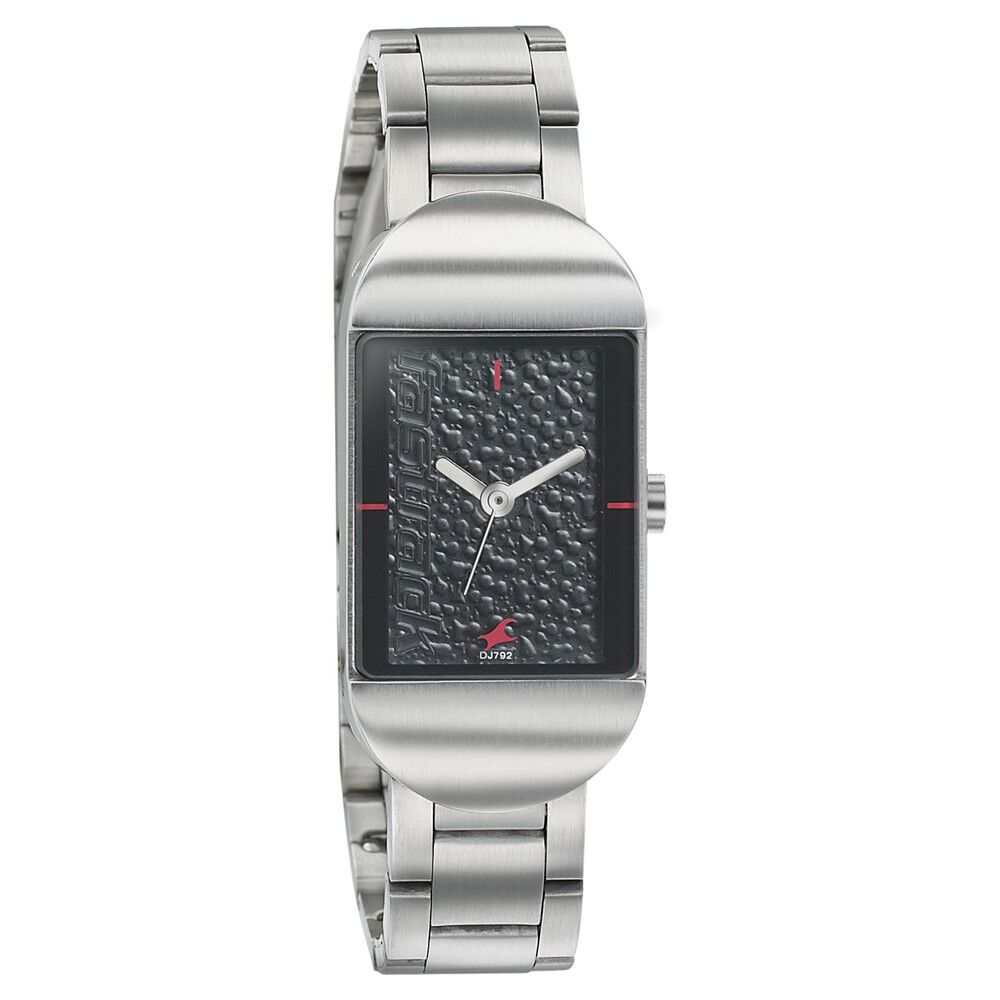 Fastrack watch shop steel chain