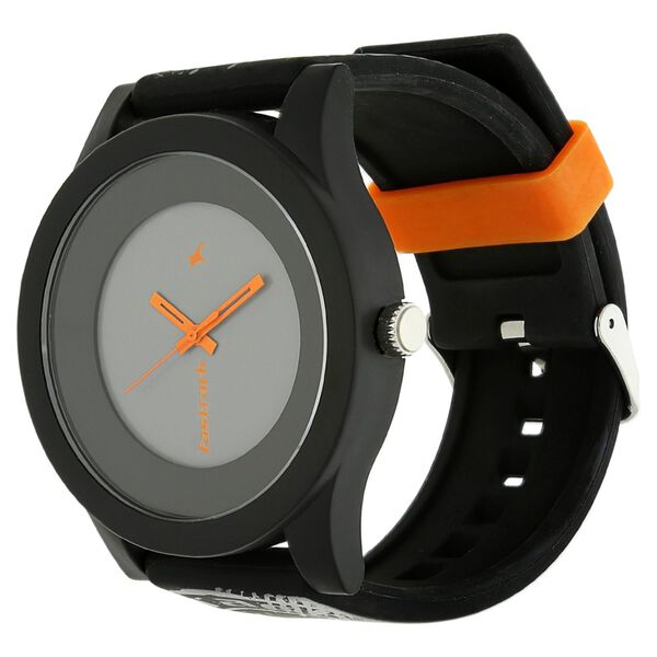 Fastrack Quartz Analog Grey Dial Plastic Strap Watch for Unisex - image number 1