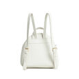 Fastrack Black College Backpack for Women | Trendy Minimalistic Backpack for Girls, Ladies, Women | College Bag for Everyday Wear made from High Quality Faux Leather (White) - image number 2