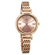 Fastrack Vyb Charmer Quartz Analog Rose Gold Dial Rose Gold Color Metal Strap Watch For Girls - image number 2