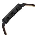 Fastrack Kronos Chronograph Black Dial Brown Leather Strap Watch For Guys - image number 3