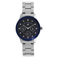Fastrack All Nighters Quartz Multifunction Bicolour Dial Metal Strap Watch for Girls