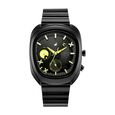 Fastrack Spooky Quartz Multifunction Watch for Men with Dark Green Dial and Green Leather Strap