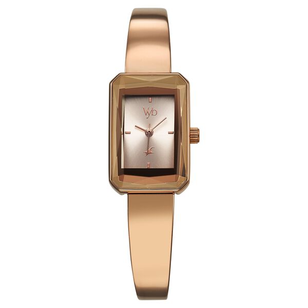 Vyb Diva By Fastrack Quartz Analog Pink Dial Metal Strap Watch For Girls - image number 2