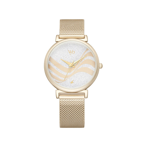 Fastrack Vyb Seeker Quartz Analog Silver Dial Stainless Steel Strap Watch for Girls - image number 0