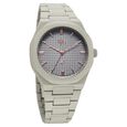 Vyb Hustler By Fastrack Quartz Analog Grey Dial Metal Strap Watch For Guys - image number 0